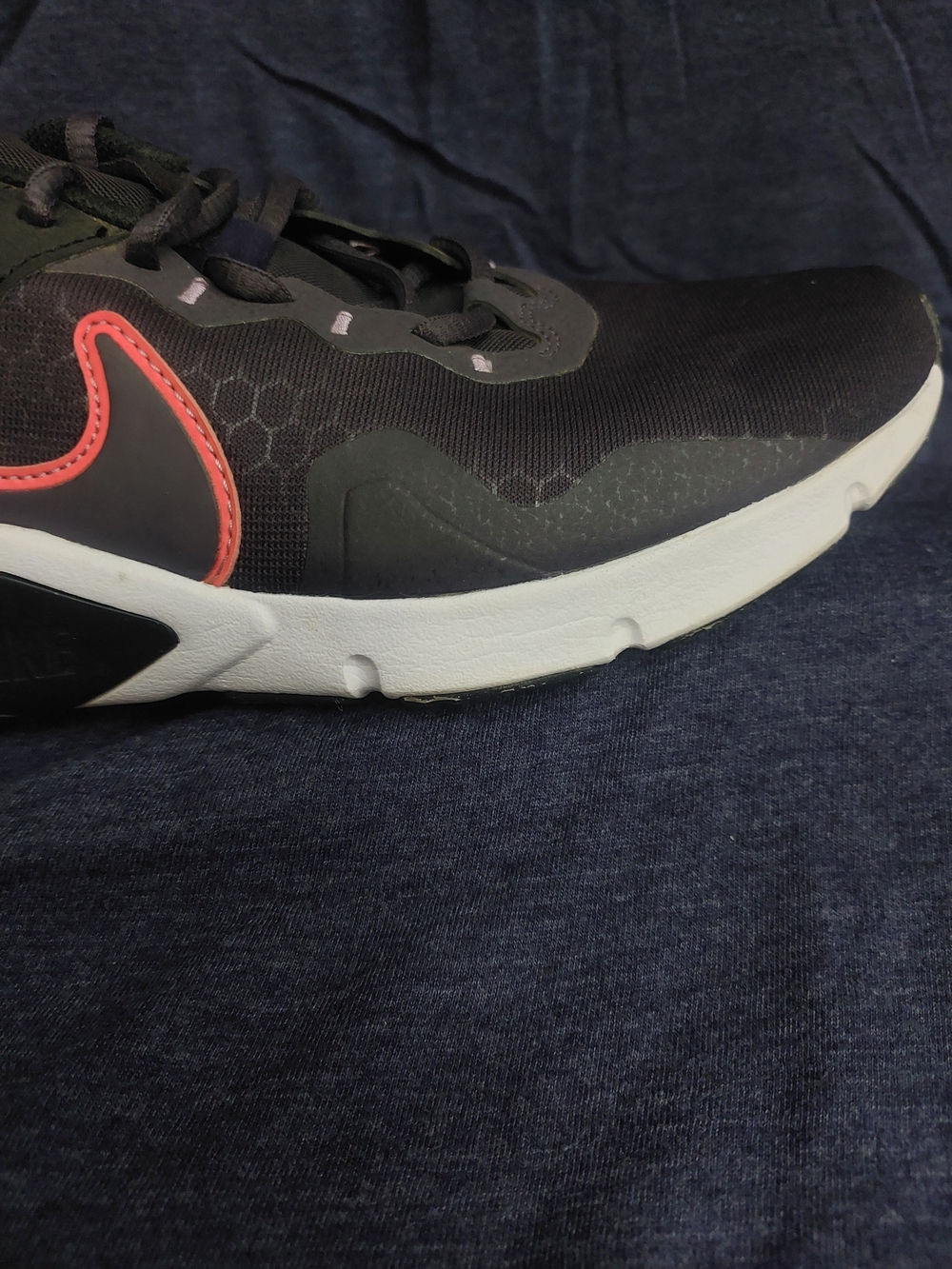 Nike Vapor Women's Black/Purple Running Sneakers with Pink Accents Sz 8.5 - Picture 9 of 13